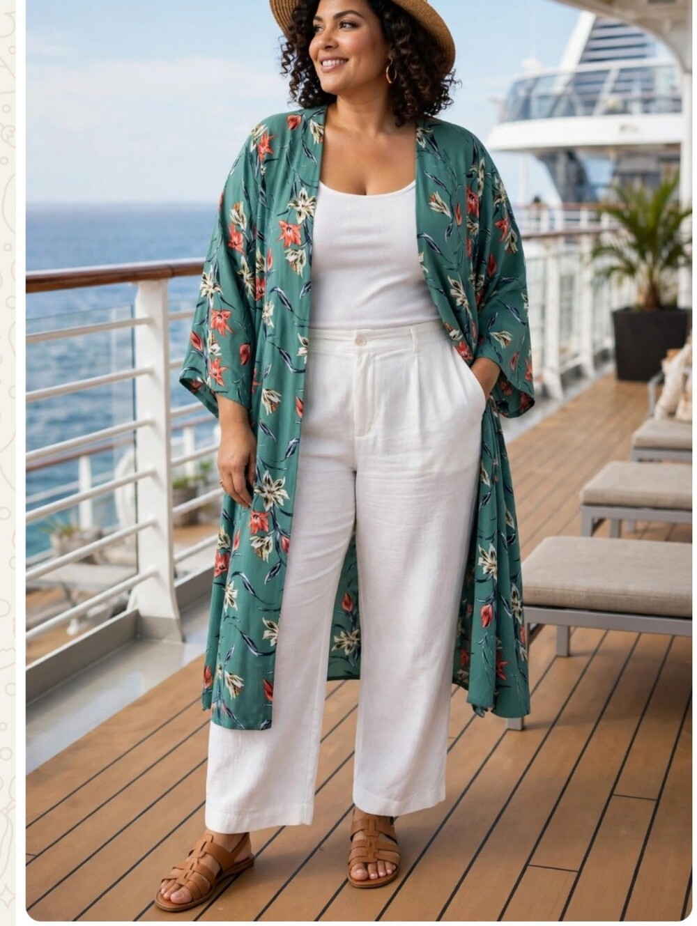 Plus Size Kimono